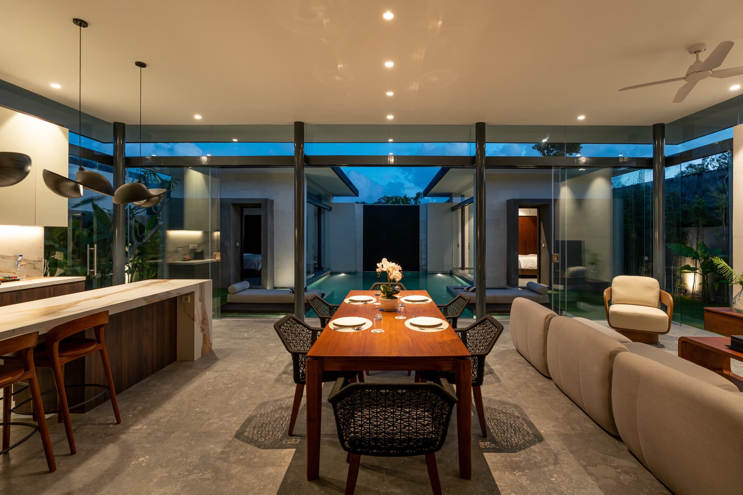 2 Bedroom Villa represented by completed Phase 1 villa photography