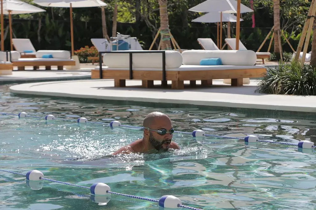 The 25-metre lap pool at Pronoia